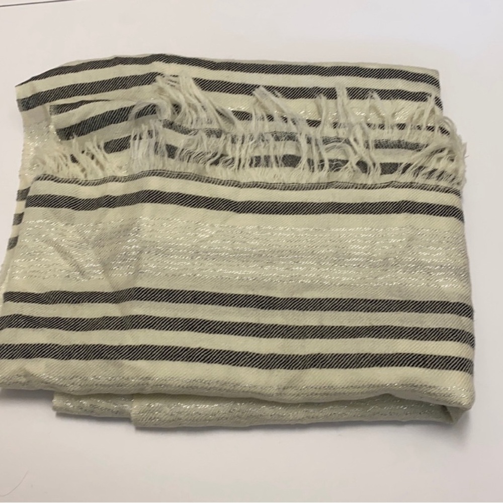 J Crew sparkle 95% Merino wool scarf